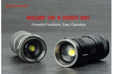 Image of Sunwayman T16R LED Flashlight CREE XM-L2 U3 LED, 380 Lumens, Black SUNWAYMAN-T16R-BLACK