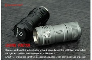 Image of Sunwayman T16R LED Flashlight CREE XM-L2 U3 LED, 380 Lumens, Black SUNWAYMAN-T16R-BLACK