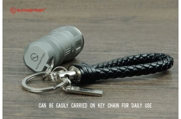Image of Sunwayman T16R LED Flashlight CREE XM-L2 U3 LED, 380 Lumens, Black SUNWAYMAN-T16R-BLACK