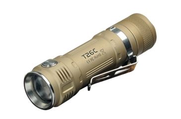Image of T26C Ultra-Compact 18650 Flashlight  800 Lumens, Champagne