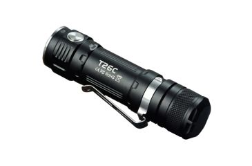 Image of T26C Ultra-Compact 18650 Flashlight  800 Lumens, Dark Black