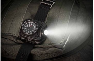 Image of SureFire 2211 Wristlight With Surefire Watch Movement, Rechargeable Li-Ion, 15/60/300 Lumens, Black, 2211-B-BK-SF