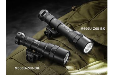 Image of SureFire DEMO, M600 Ultra Scout Light 600 Lumens LED WeaponLight / Tailcap Switch Only M600U-Z68-BK-DEMO