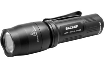 Image of Surefire E1B Backup 200 Lumens White LED Flashlight w/ Click Switch, Black EB1C-A-BK