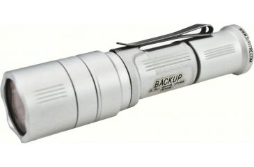 Image of Surefire EB1C Backup LED Flashlight, Click Switch w/ Shroud, Silver EB1C-A-SL