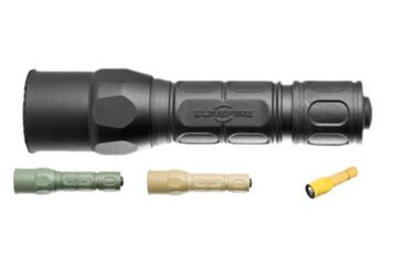 Image of Surefire G2X Pro Flashlight, Dual Output LED, Black, Forest Green, Tan, Yellow