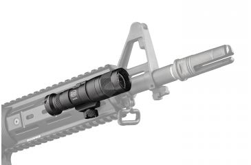 Image of SureFire M300 Mini Scout Light LED Weapon Light, CR123A, IR/White, 250 Lumens, Black, M300V-B-Z68-BK