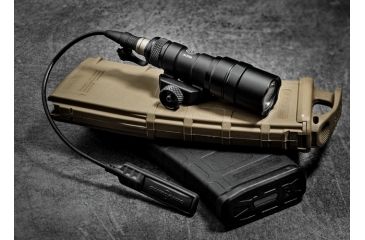 Image of SureFire M300C Mini Scout Light, 3V, 300 Lumens , Includes 7" Tape Switch, Black M300C-BK