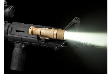 Image of SureFire M300C Mini Scout Light, 3V, 300 Lumens , Includes 7" Tape Switch, Tan M300C-TN