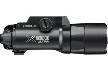 Image of SureFire MasterFire X300 Ultra Weapon Light, 6V, Universal/Picatinny Thumb Screw Rail Mount, 600 Lumens, Z-Xbc Push/Toggle Switch, Black, X300UH-B