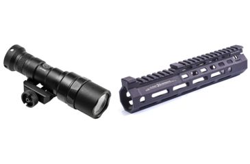 Image of SureFire Mini Scout Flashlight / Weaponlight w/Z68 Click Switch, 500 Lumens with Optimized Rail System - Black