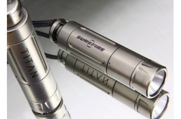 Image of Surefire Titan Compact Flashlight - Titanium, Adjustable Output T1-TI-WH-P