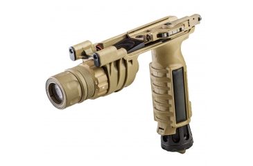 Image of Surefire Vertical Foregrip Vampire 150 Lu. Weapon Light, Tan/Blue, White and IR Outut, 120 M 194331