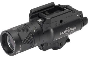 Image of SureFire X400V Irc White-Light/Infrared LED + Infrared Laser WeaponLight, 350 Lumens, Black, X400V-B-IRC