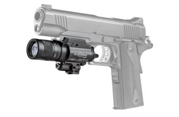 Image of SureFire X400V Irc White-Light/Infrared LED + Infrared Laser WeaponLight, 350 Lumens, Black, X400V-B-IRC