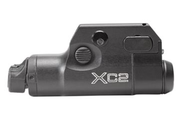 Image of SureFire XC2-A Light&amp;Laser Compact Pistol Light With Laser, 5Mw, 635 Nm, Red 1.5V, Wedge Lock Universal/Picatinny Rail Mount, 300 Lumens, One Aaa Battery, Type Iii Anodized Aluminum, Black, XC2-A