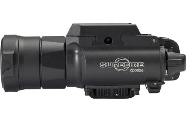 Image of SureFire XH55 Weapon Light, 1000 Lumen LED, 635 nm Class IIIA Red Laser Sight, 6V, MasterFire RDH, Picatinny Thumbscrew Rail Mount, Black, XH55R