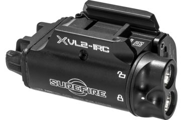 Image of SureFire XVL2-IRC Pistol &amp; Carbine LED Light and Laser Module System, CR123A, Green/IR/White, 400 Lumens, Black, XVL2-IRC
