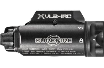 Image of SureFire XVL2-IRC Pistol &amp; Carbine LED Light and Laser Module System, CR123A, Green/IR/White, 400 Lumens, Black, XVL2-IRC