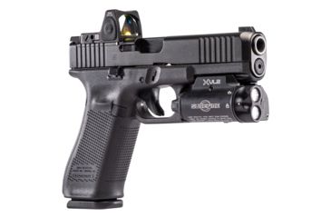Image of SureFire XVL2 Weapon Light, 400 Lumen LED/300 mW IR, 520 nm Class IIIA Green/850 nm Class IIIB IR Laser Sight, 3V, Black, XVL2