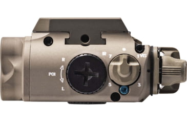 Image of SureFire XVL2 Weapon Light, 400 Lumen LED/300 mW IR, 520 nm Class IIIA Green/850 nm Class IIIB IR Laser Sight, 3V, Tan, XVL2-TN