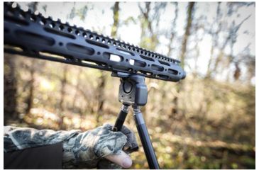 Image of Swagger Stalker QD72 Bipod, Black, SWAG-ST-QD72