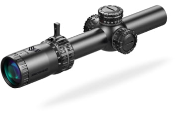 Image of Swampfox Arrowhead LPVO 1-10x24 Rifle Scope, 30mm Tube, Second Focal Plane, IR Green MIL Reticle, Black, ARH11024-GL