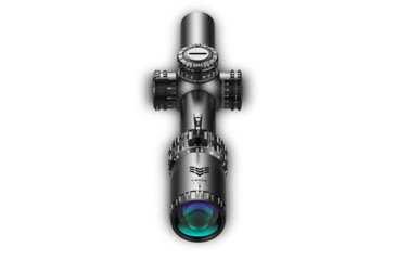 Image of Swampfox Arrowhead LPVO 1-10x24 Rifle Scope, 30mm Tube, Second Focal Plane, IR Green MIL Reticle, Black, ARH11024-GL