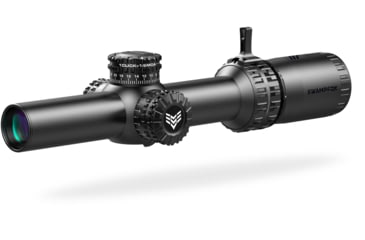Image of Swampfox Arrowhead LPVO 1-10x24 Rifle Scope, 30mm Tube, Second Focal Plane, IR Green MIL Reticle, Black, ARH11024-GL