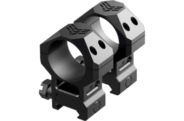 Image of Swampfox F.R. Rifle Scope Rings, 30mm Tube, 1.6in Centerline Height, Black, MRF30-M