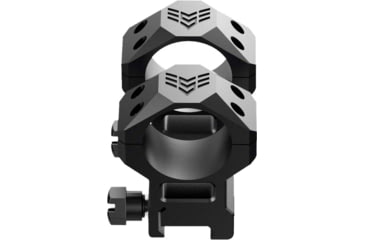 Image of Swampfox F.R. Rifle Scope Rings, 30mm Tube, 1.6in Centerline Height, Black, MRF30-M