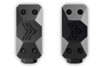 Image of Swampfox F.R. Rifle Scope Rings, 30mm Tube, 1.6in Centerline Height, Black, MRF30-M