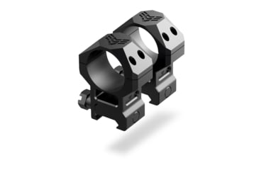 Image of Swampfox Freedom Rifle Scope Rings, Low 1.1in, 30mm, Heavy Duty Precision 1 Pair, Black, SFR-30-M