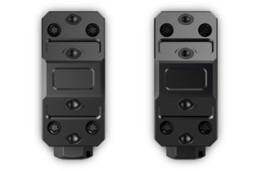 Image of Swampfox H.E. Rifle Scope Rings, 30mm Tube, 1.93in Centerline Height, /w Integral 45-degree Offset Reflex Side Mount, Black, MRH30-H