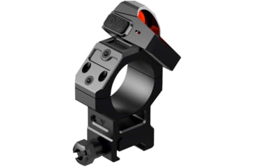 Image of Swampfox H.E. Rifle Scope Rings, 30mm Tube, 1.93in Centerline Height, /w Integral 45-degree Offset Reflex Side Mount, Black, MRH30-H