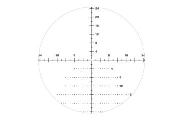 Image of Swampfox Kentucky Long Tactical Rifle Scope, 3-18x50mm, 30mm Tube, First Focal Plane, Illuminated Sharpshooter MOA Reticle, Black KTK31850-4M