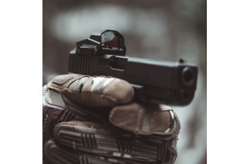 Image of Swampfox Kingslayer Micro Reflex Red Dot Sight, 1x22mm, Green Circle Dot Reticle, Black, OKS00122-GC