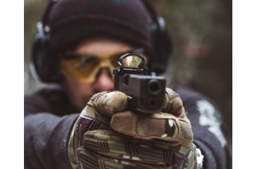 Image of Swampfox Kingslayer Micro Reflex Red Dot Sight, 1x22mm, Green Circle Dot Reticle, Black, OKS00122-GC