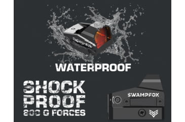 Image of Swampfox Kingslayer Reflex Red Dot Sight, 1x, 22mm, Red Circle Dot, OKS00122-RC