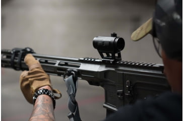 Image of Swampfox Liberator II Mini Red Dot Sight, 1x22mm, 2 MOA Red Dot Reticle, Black, RDLR122-2RD