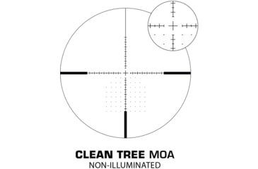 Image of Swampfox Patriot II 6-24x 50mm 30mm Rifle Scope, First Focal Plane, Clean Tree MOA, PAT2624-MT