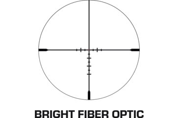 Image of Swampfox Tomahawk II 1-6x24mm Rifle Scope, 30mm Tube, Second Focal Plane, Red Fiber Optic, Black, THK16241-RF