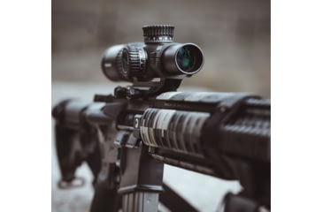 Image of Swampfox Tomahawk LVPO Rifle Scope, 1-8x24mm, 30mm Tube, Second Focal Plane, Illuminated Guerrilla Dot BDC Reticle, Black, ATK18241-B