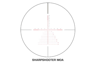 Image of Swampfox Warhawk Tactical 2-10x44mm Rifle Scope, 34mm Tube, First Focal Plane, Sharpshooter MOA, MOA, Black, TWK21044-3M