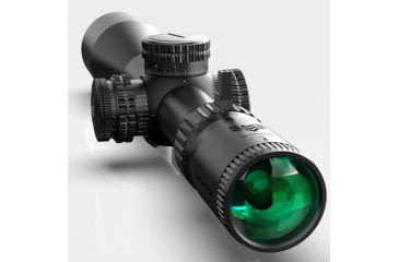 Image of Swampfox Warhawk Tactical 2-10x44mm Rifle Scope, 34mm Tube, First Focal Plane, Sharpshooter MOA, MOA, Black, TWK21044-3M