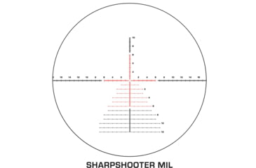 Image of Swampfox Warhawk Tactical 5-25x 56mm 34mm Rifle Scope, First Focal Plane, Sharpshooter MIL, TWK52556-3L