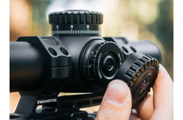 Image of Swampfox Warhorse 1-6x24 Rifle Scope, 34mm Tube, First Focal Plane, Red IR MOA, WAR16241-RM