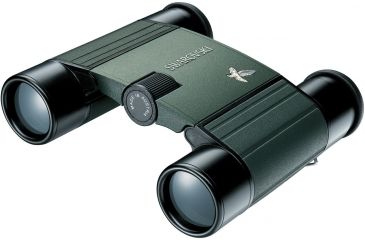 Image of Swarovski 8x20B-P Pocket Binoculars Waterproof w/ Turn-in Eyepiece - 8 x 20 B Roof Binocular Green