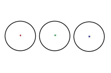 Image of Simmons 3 MOA Dot 1x30mm Red/Green/Blue Illum Red Dot Sight, Black, Box 511304