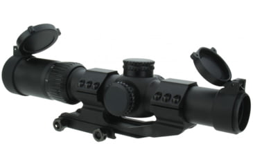 Image of TacFire SC1424-G2-D SC1424-G2 Black 1-4x 24mm Illuminated Red Dot Reticle